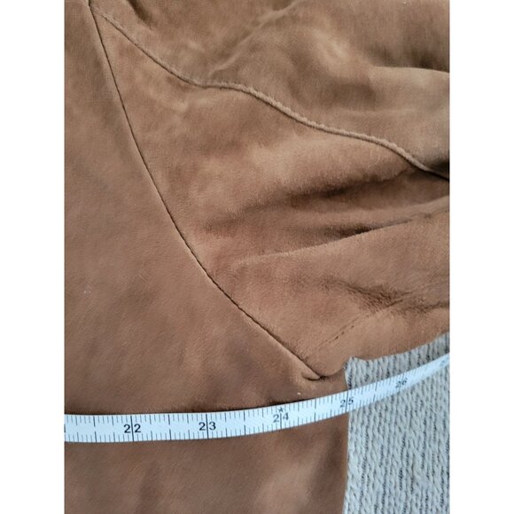 Maceoo Mens Brown Lamb leather Degrade Jacket Plus size 3X designer Outdoor - Picture 12 of 13